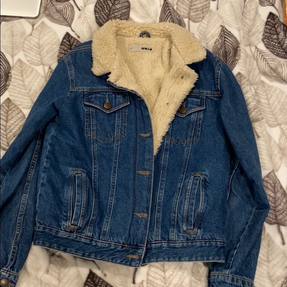 Topshop Moto Denim Jacket